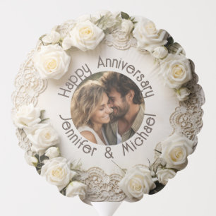 Happy Anniversary Photo Balloon