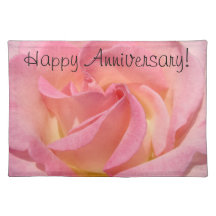 Happy Anniversary! placemats Parties Celebrations