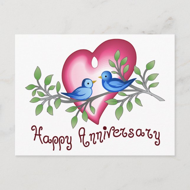 Happy Anniversary Postcard (Front)
