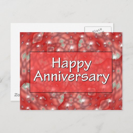 Happy Anniversary Postcard | Zazzle