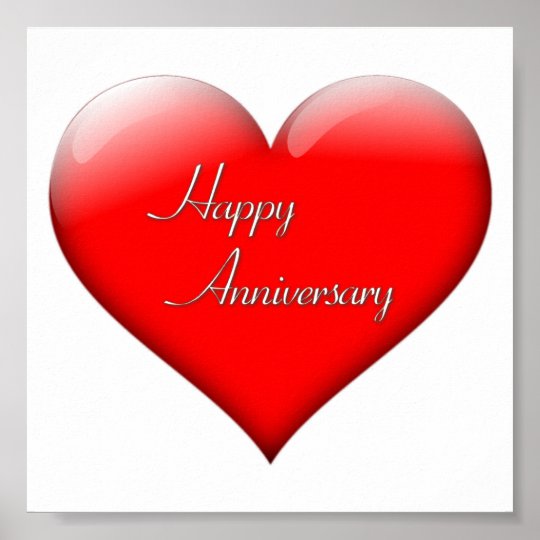 Happy Anniversary Poster | Zazzle.com