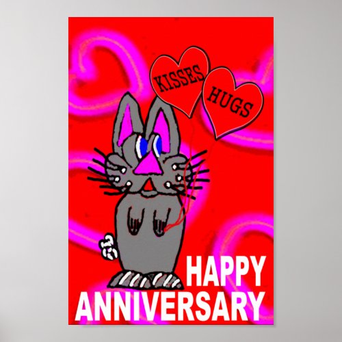 Happy Anniversary Poster