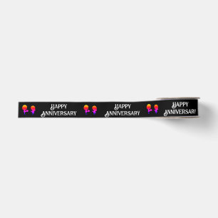 Happy Anniversary Satin Ribbon