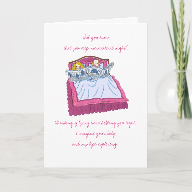 Happy Anniversary.snoring Card (Front)