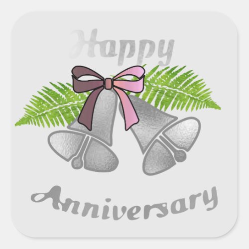 Happy Anniversary  Square Sticker