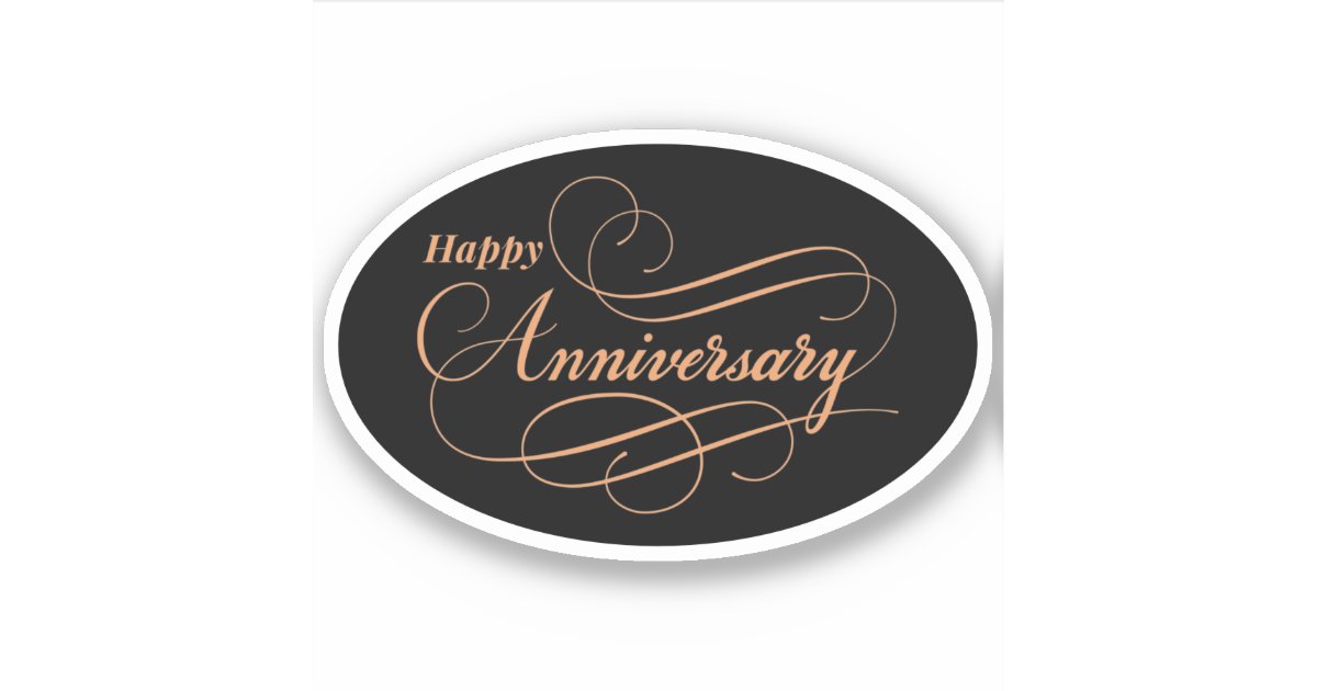 Happy Anniversary Sticker