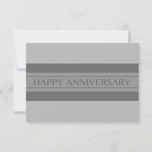 happy anniversary stripe invitation