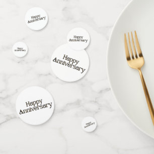 Happy Anniversary Table Confetti