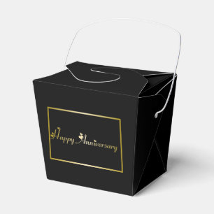 Happy Anniversary take out favor box
