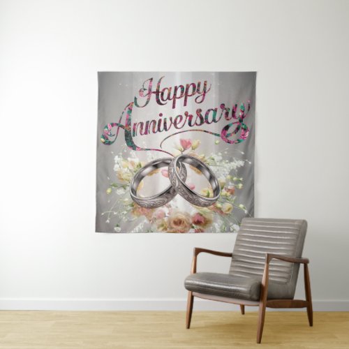 Happy Anniversary  Tapestry