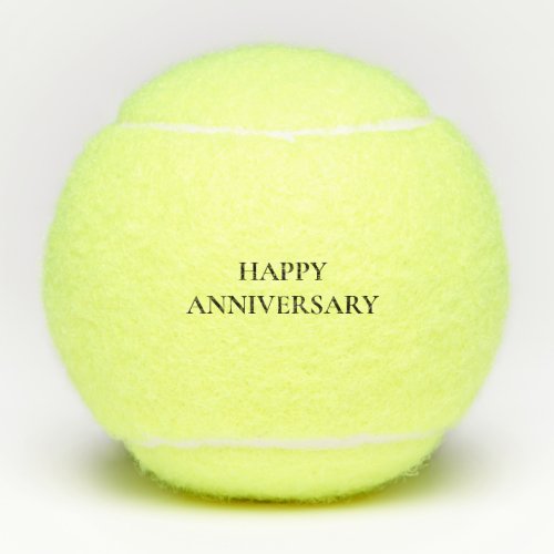 Happy Anniversary Tennis Balls