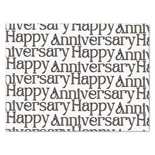 Happy Anniversary Tissue Paper