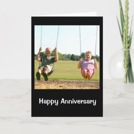 Happy Anniversary To A Couple Of Real Swingers Card