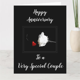 HAPPY **ANNIVERSARY** TO A *VERY SPECIAL COUPLE* CARD