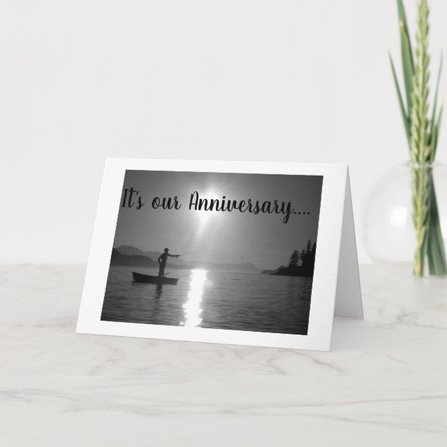 HAPPY ANNIVERSARY TO MY *FAVORITE FISHERMAN* CARD (Front)