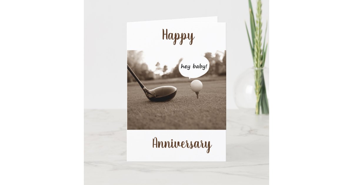 HAPPY ANNIVERSARY TO MY ***FAVORITE GOLFER*** CARD