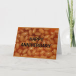 Happy Anniversary To My Favorite Human Beans! Card at Zazzle