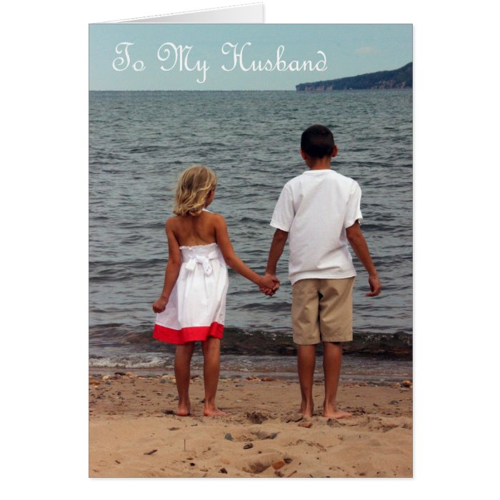 Happy Anniversary To My Husband   Love Of My Life Greeting Card
