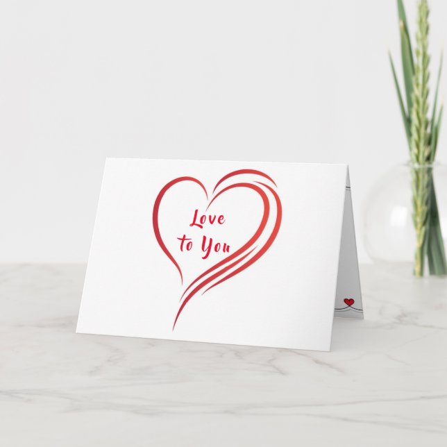 HAPPY "ANNIVERSARY" TO THE LOVE OF MY LIFE CARD (Front)