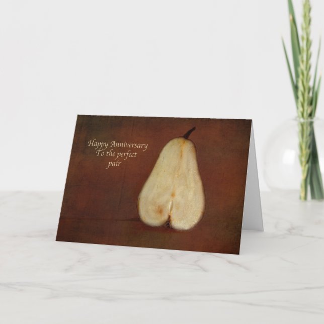 Happy Anniversary To The Perfect Pair Card (Front)