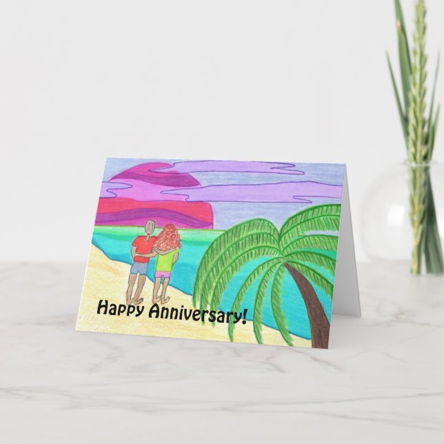 Happy Anniversary! To Wife Card (Front)