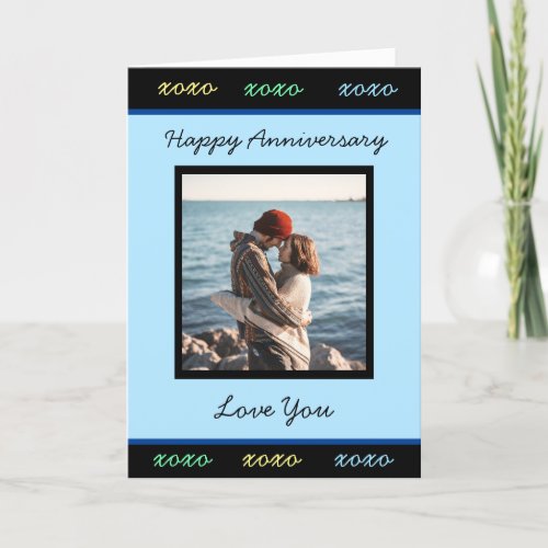 Happy Anniversary to you Add Your Photo  Card
