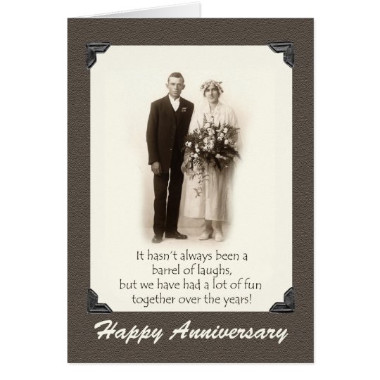 Funny Happy Wedding Anniversary Cards