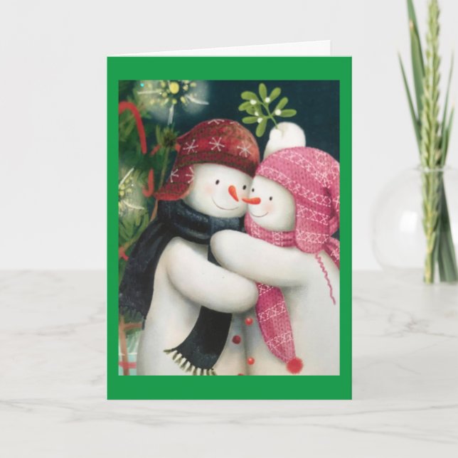 *HAPPY ANNIVERSARY* WANNA CUDDLE? CARD (Front)