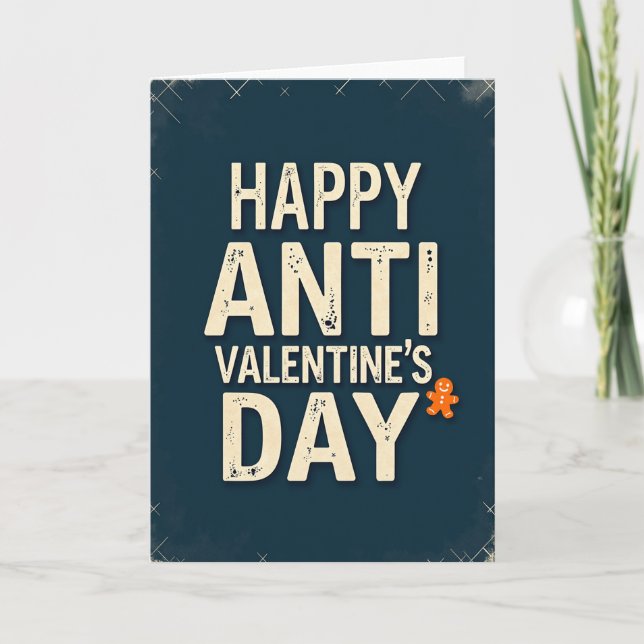 Happy Anti Valentines Day Card (Front)