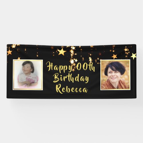 Happy ANY Birthday  Stars  Then  Now Photos Banner