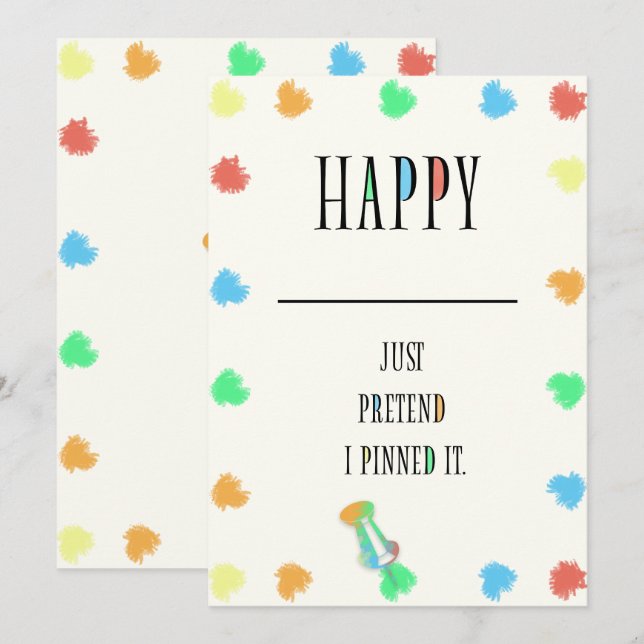 HAPPY Any Occasion Card (Front/Back)