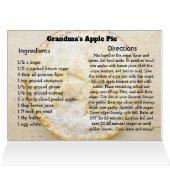 Happy Apple Pie Day Recipe Card (Inside Horizontal (Top))