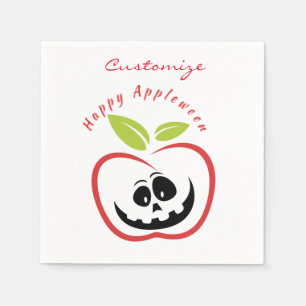 Happy Appleween Jack O'lantern Thunder_Cove Napkins