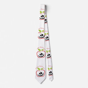 Happy Appleween Jack O'lantern Thunder_Cove Neck Tie