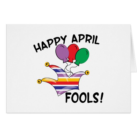 Happy April Fools Cards (Front Horizontal)