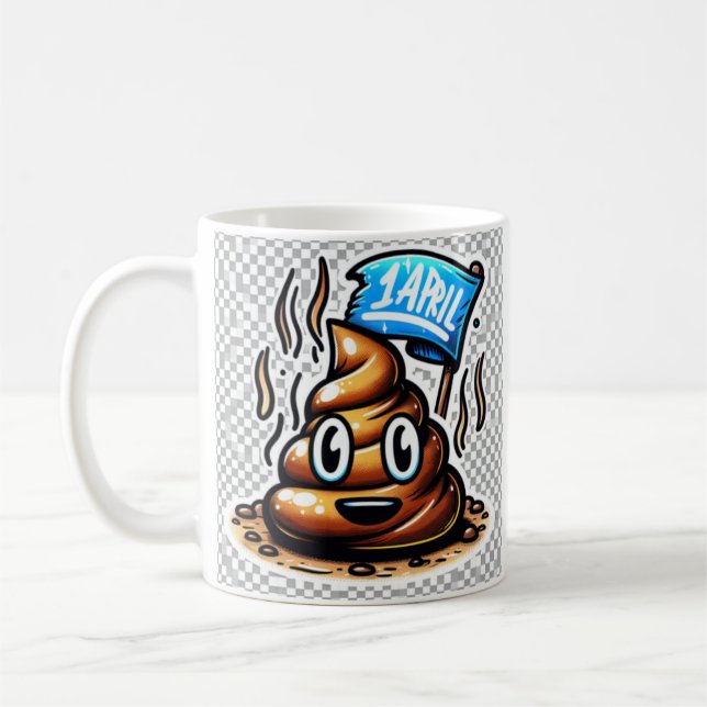 Happy April Fools Day Mug | April 1st Funny Prank  (Left)