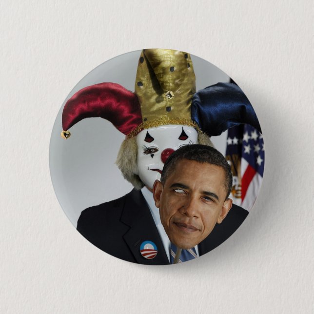 Happy April Fools Day Pinback Button (Front)
