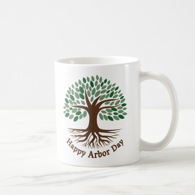 Happy Arbor Day Coffee Mug (Right)
