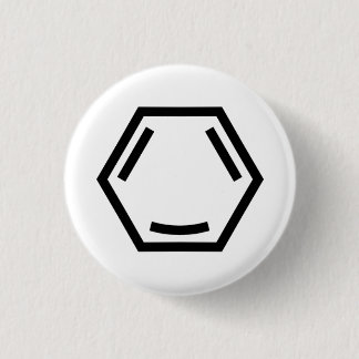 Happy Arene (single, black) Button