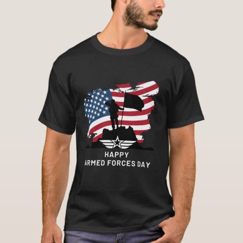 Happy Armed Forces Day T_Shirt