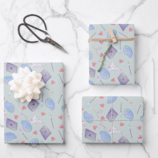Happy Art Supplies Wrapping Paper Sheets