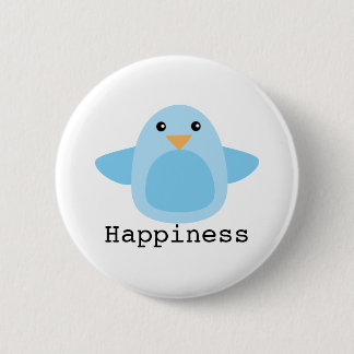 Happy as a Bluebird Pinback Button