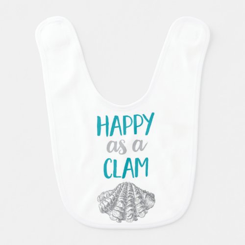 Happy as a Clam Bib