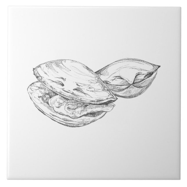 Happy As A Clam Tile (Front)