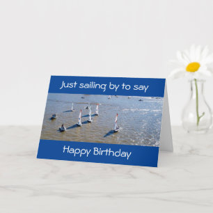 HAPPY AS A DAY AT THE LAKE - BIRTHDAY WISH CARD