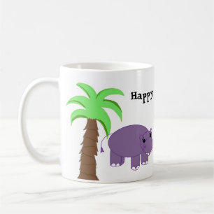 Happy as a Hippo Coffee Mug