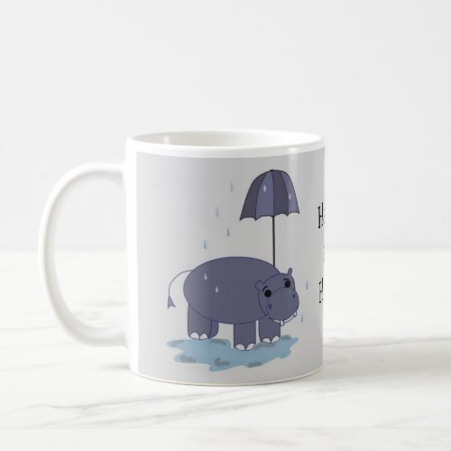 Happy as a Hippo Coffee Mug