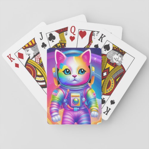 Happy Astro_Kitten Playing Cards