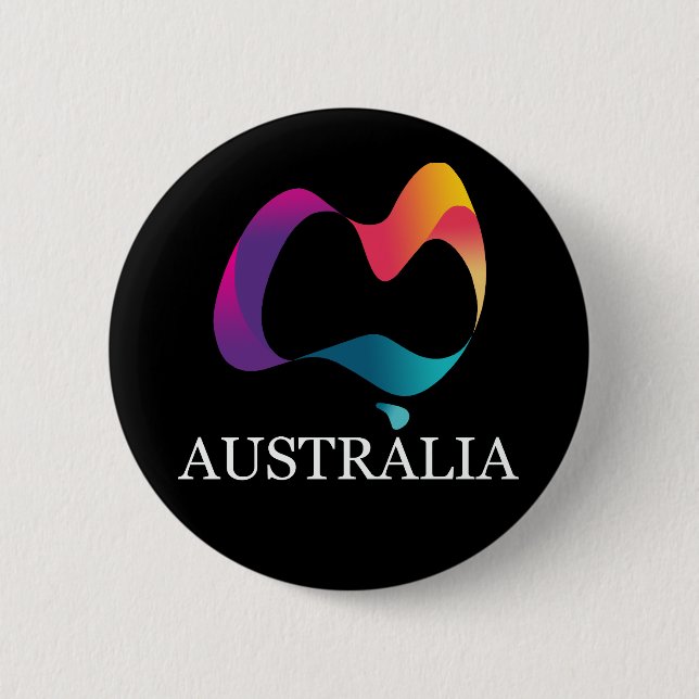 Happy Australia day  Button (Front)