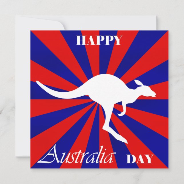 Happy Australia Day Holiday Card (Front)